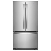 Whirlpool 36 Inch Bottom-Mount French Door Refrigerator with 20 Cu. Ft. Capacity, Stainless Steel - WRFC2036RZ