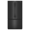 Whirlpool 36 Inch French Door Refrigerator, Black, 31 cu. ft. - WRFF3136SB