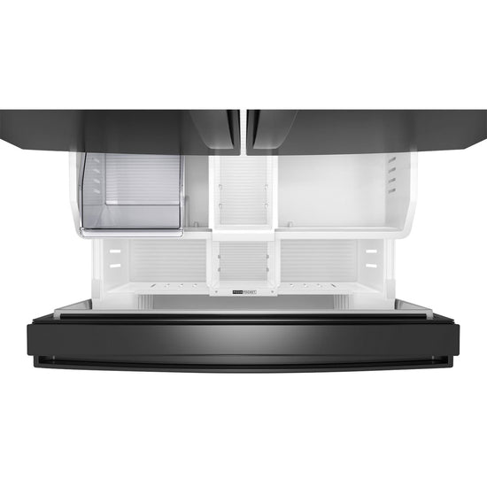 Whirlpool 36 Inch French Door Refrigerator, Black - WRFF3336SB