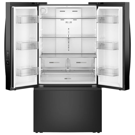 Whirlpool 36 Inch French Door Refrigerator, Black - WRFF3336SB