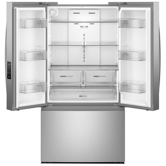 Whirlpool 36 Inch French Door Refrigerator, Fingerprint-Resistant Stainless - WRFF3736SZ