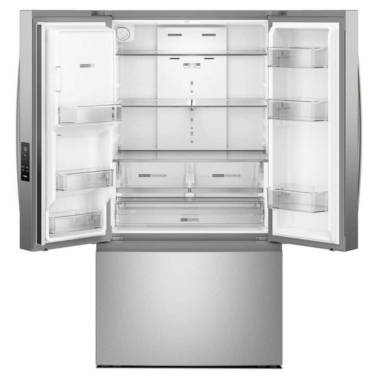 Whirlpool 36 Inch French Door Refrigerator with 29.6 Cu. Ft. Capacity, Stainless Steel - WRFF3536SZ
