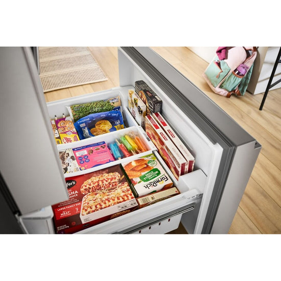 Whirlpool 36 Inch French Door Refrigerator, Fingerprint-Resistant Stainless - WRFF3736SZ