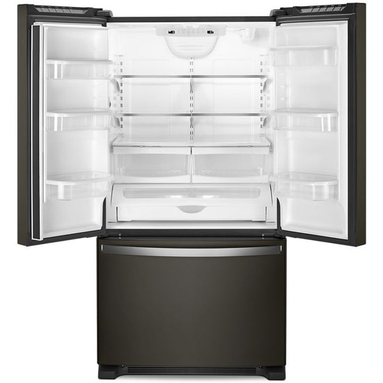 Whirlpool 33 Inch French Door Refrigerator with 22 cu. ft. Capacity, Black Stainless - WRFF5333PV