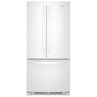Whirlpool 33 Inch French Door Refrigerator with 22.1 cu. ft. Capacity, White - WRFF5333PW