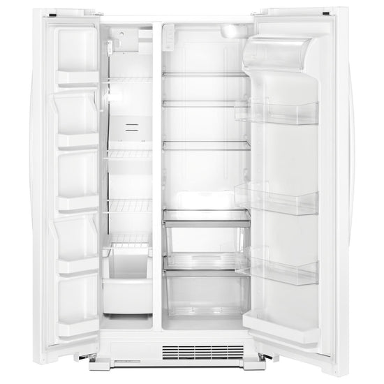 Whirlpool 33 Inch Side-by-Side Refrigerator, White - WRS312SNHW