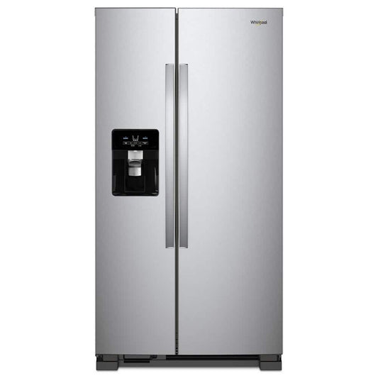 Whirlpool 21.4 cu. ft. Side-by-Side Refrigerator, Fingerprint Resistant Stainless - WRS321SDHZ