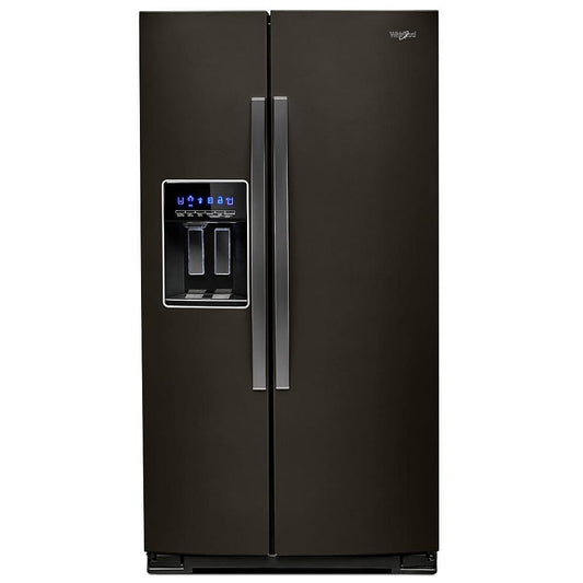 Whirlpool 36" 28 Cu. Ft. Side-by-Side Refrigerator - Black Stainless - WRS588FIHV