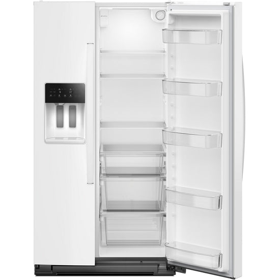 Whirlpool 36 Inch Counter-Depth Side-by-Side Refrigerator, White - WRSC5536RW
