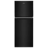 Whirlpool 24 Inch Top Freezer Refrigerator, Black - WRT112CZJB