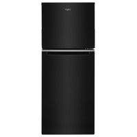 Whirlpool 24 Inch Top Freezer Refrigerator, 11.6 cu. ft., Black - WRT112CZJB