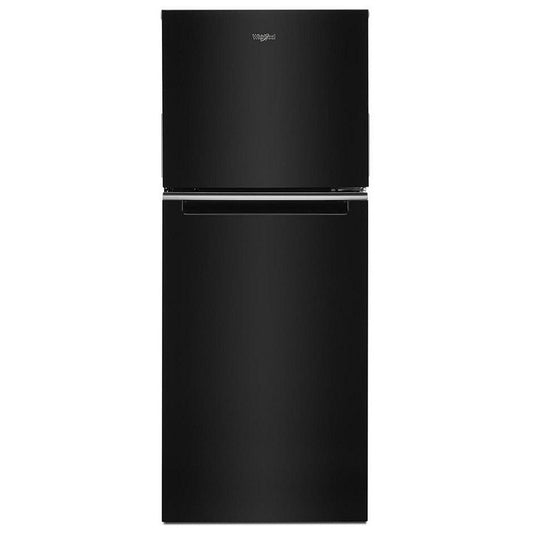 Whirlpool 24 Inch Top Freezer Refrigerator, Black - WRT112CZJB