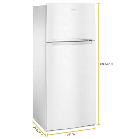 Whirlpool 17.6 cu. ft. Top Freezer Refrigerator, White - WRT518SZFW