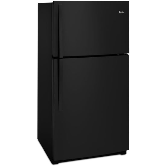 Whirlpool 33 Inch Top Freezer Refrigerator with 21 Cu. Ft. Capacity, Black - WRT541SZDB