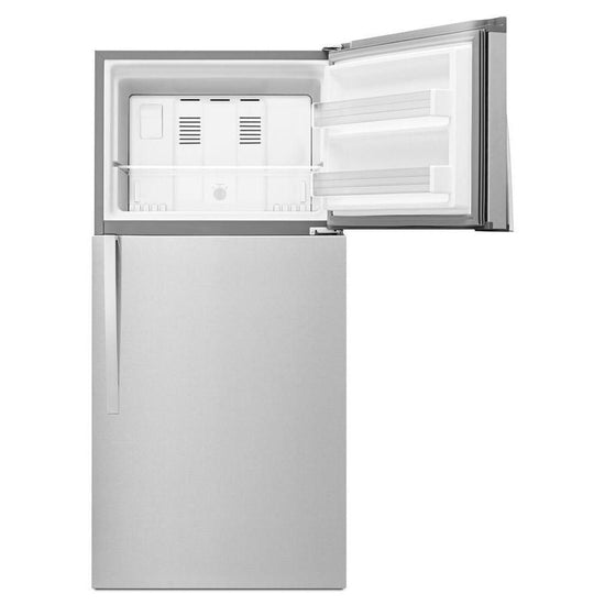 Whirlpool 30 Inch Top Freezer Refrigerator, 19.2 cu. ft., Stainless Steel - WRT549SZDM
