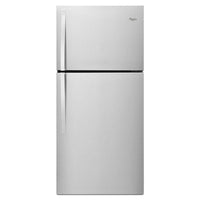 Whirlpool 30 Inch Top Freezer Refrigerator with 19 Cu. Ft. Capacity, Stainless Steel - WRT549SZDM