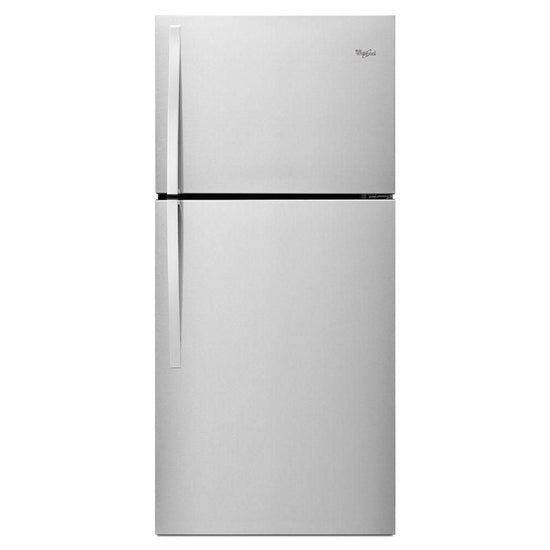 Whirlpool 30 Inch Top Freezer Refrigerator, 19.2 cu. ft., Stainless Steel - WRT549SZDM