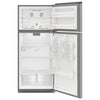 Whirlpool 28 Inch Top-Freezer Refrigerator, 16.3 Cu. Ft., Stainless Steel - WRTX5028PM
