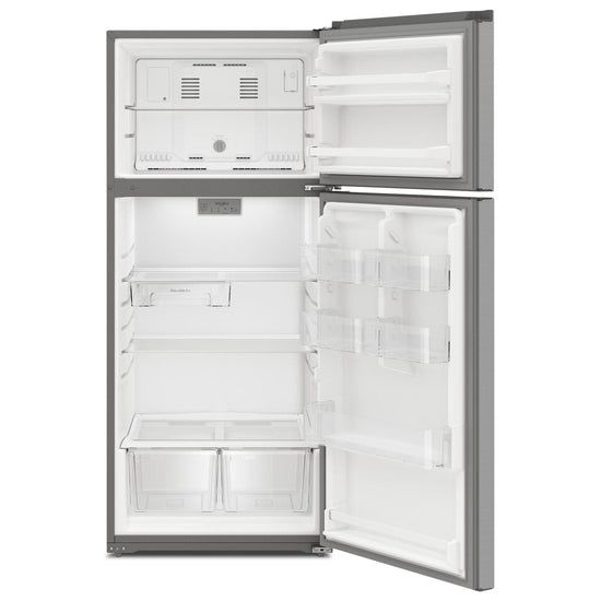 Whirlpool 28 Inch Top-Freezer Refrigerator, 16.3 Cu. Ft., Stainless Steel - WRTX5028PM
