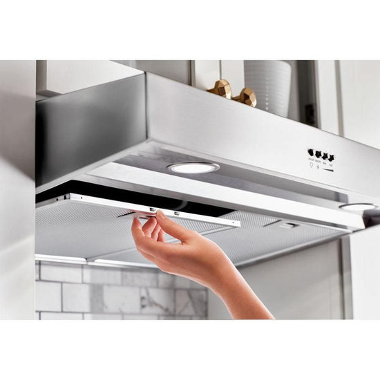 Whirlpool 30 Inch Under-Cabinet Range Hood, Stainless Steel - WVU37UC0FS