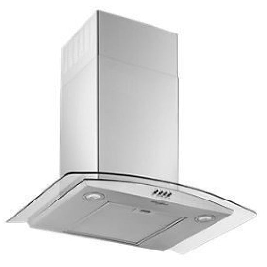 Whirlpool 30" Curved Glass Wall Mount Range Hood - WVW51UC0LS