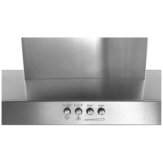 Whirlpool 30 Inch Stainless Steel Wall Mount Flat Range Hood - WVW57UC0FS