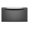 Maytag 27 Inch Laundry Pedestal with Storage Drawer, Volcano Black - XHPC155MBK
