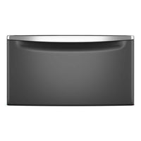 Maytag 27 Inch Laundry Pedestal with Storage Drawer, Volcano Black - XHPC155MBK