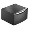 Maytag 27 Inch Laundry Pedestal with Storage Drawer, Volcano Black - XHPC155MBK