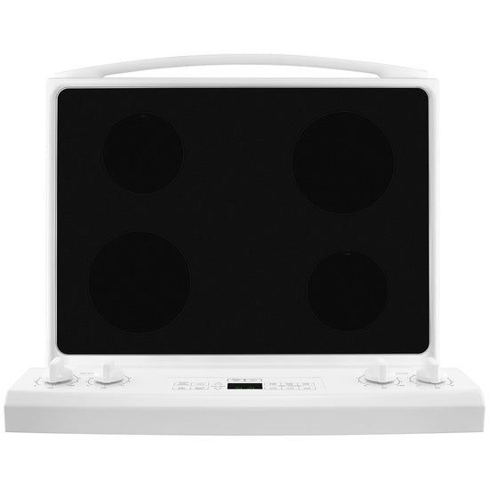 Amana 30 Inch Freestanding Electric Range, White - YAER6303MFW