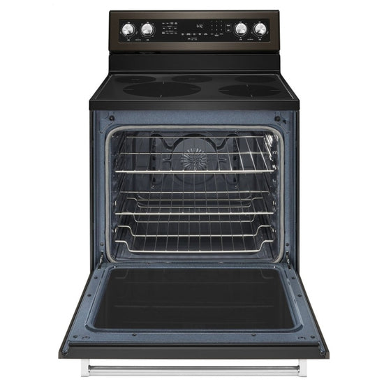 KitchenAid 30 Inch Freestanding Electric Range, Black - YKFEG500EBS (Ships in 7-10 Days)