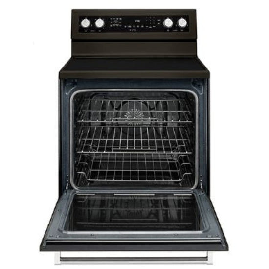 KitchenAid 30 Inch Freestanding Electric Range, Black - YKFEG500EBS (Ships in 7-10 Days)