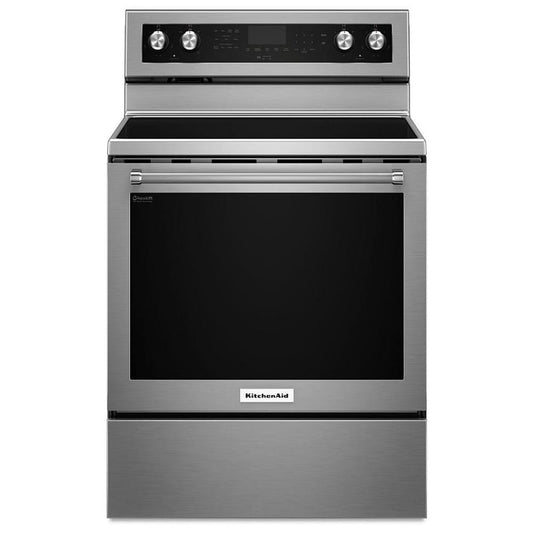 KitchenAid 30 Inch Freestanding Electric Range, Stainless Steel - YKFEG500ESS (Ships in 7-10 Days)