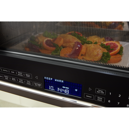 KitchenAid 1.9 cu. ft. Over-the-Range Convection Microwave, Black Stainless - YKMHC319LBS