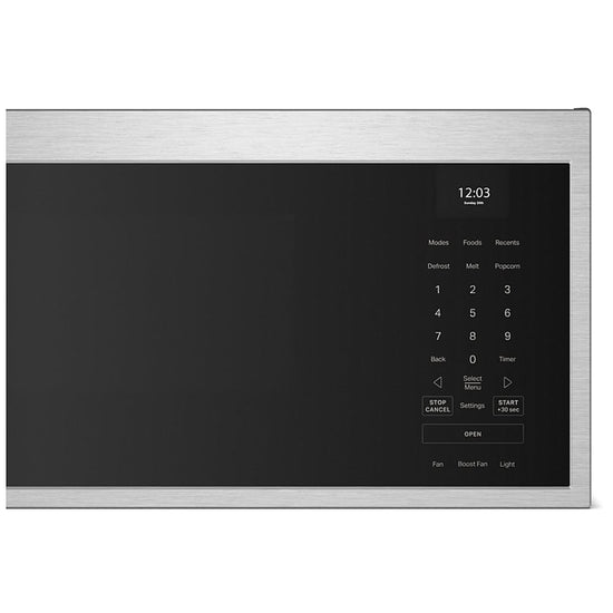 KitchenAid 30 Inch Over-The-Range Microwave with 1.1 cu. ft. Capacity, Stainless Steel - YKMML550RPS