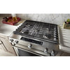 KitchenAid 30 Inch Slide-In Dual Fuel Range with Baking Drawer, Stainless - YKSDB900ESS