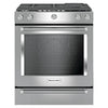 KitchenAid 30 Inch Slide-In Dual Fuel Range with Baking Drawer, Stainless - YKSDB900ESS