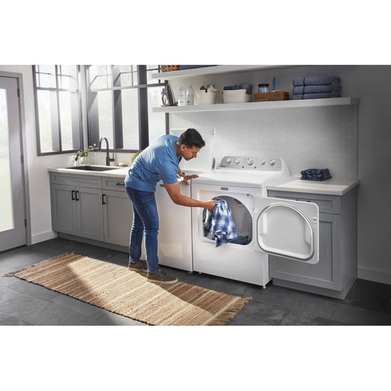 Maytag 7.0 cu ft Front Load Electric Dryer with Extra Power - YMED5030MW