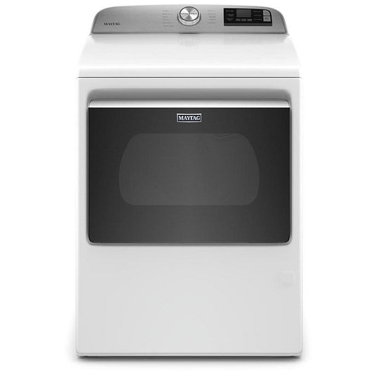 Maytag Smart Top Load Electric Dryer with Extra Power Button, 7.4 cu. ft., White - YMED6230HW (Ships in 7-10 days)