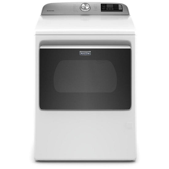 Maytag Smart Top Load Electric Dryer with Extra Power Button, 7.4 cu. ft., White - YMED6230HW (Ships in 7-10 days)