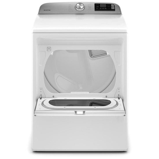 Maytag Smart Top Load Electric Dryer with Extra Power Button, 7.4 cu. ft., White - YMED6230HW (Ships in 7-10 days)