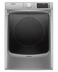Maytag 7.4 Cu. Ft. Electric Steam Dryer, Chrome Shadow - YMED6630HC
