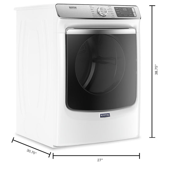 Maytag Smart Front Load Electric Dryer with Steam - YMED8630HW
