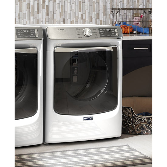 Maytag Smart Front Load Electric Dryer with Steam - YMED8630HW