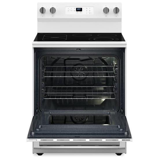 Maytag 30 Inch Electric Range with No Preheat Air Fry, White - YMFES6030RW
