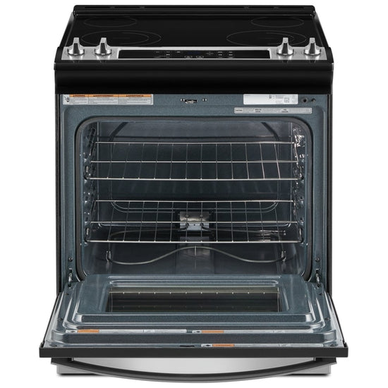Whirlpool 30 Inch Slide-In Electric Range, Stainless Steel - YWEE515S0LS