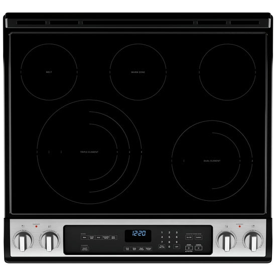 Whirlpool 30 Inch Slide-In Electric Range with True Convection & Air Fry - YWEE745H0LZ