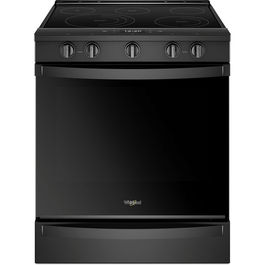 Whirlpool Slide-In Electric True Convection Range, Black - YWEE750H0HB