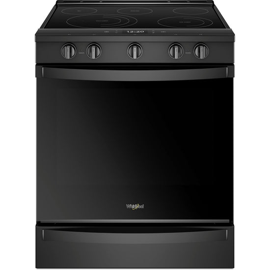 Whirlpool Slide-In Electric True Convection Range, Black - YWEE750H0HB