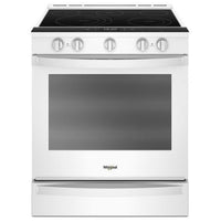 Whirlpool 30 Inch Slide-In Electric Range with 6.4 cu. ft. Capacity, White - YWEE750H0HW
